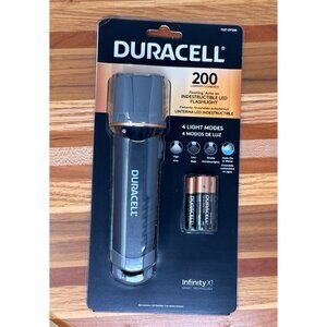 Duracell Infinity X1 Indestructible LED Flashlight 200 Lumens 4 Modes